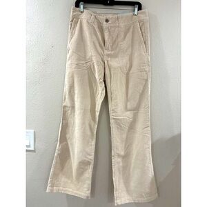 Patagonia Pants Women’s Wide Legs Corduroy size 10 khaki Organic Cotton NWT